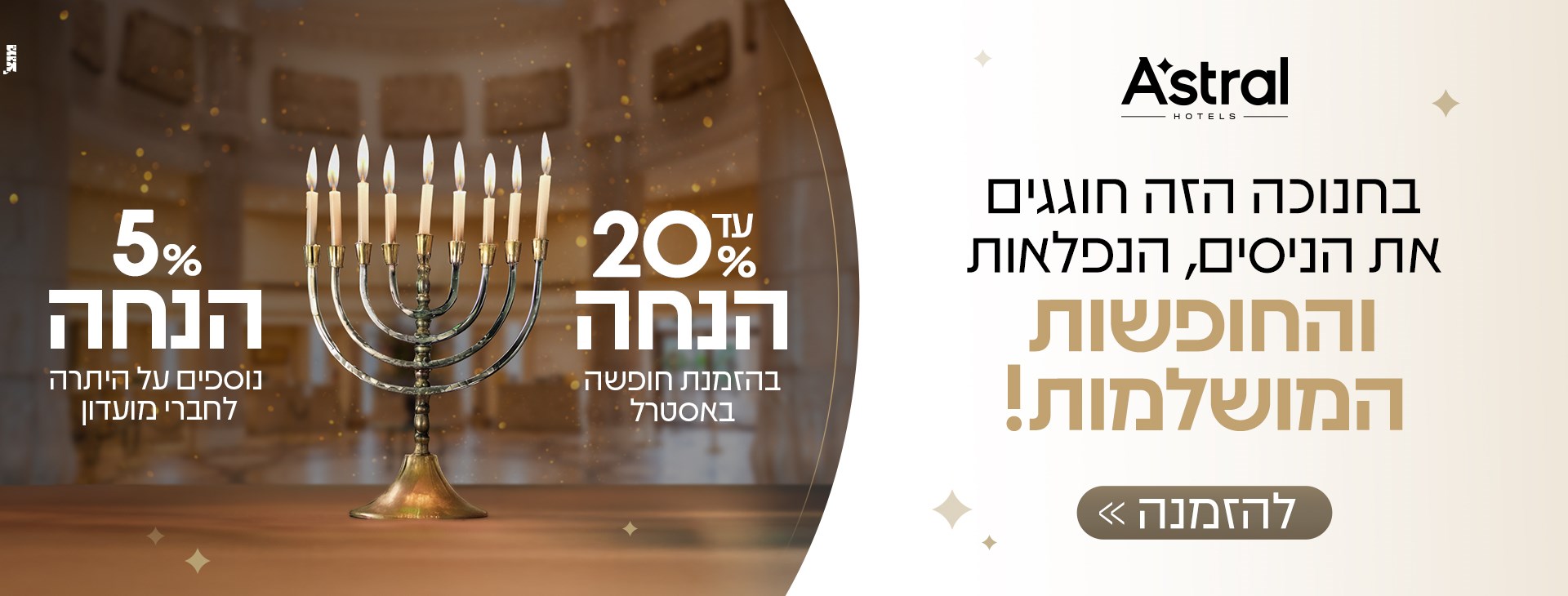 דעלים לחנוכה באילת